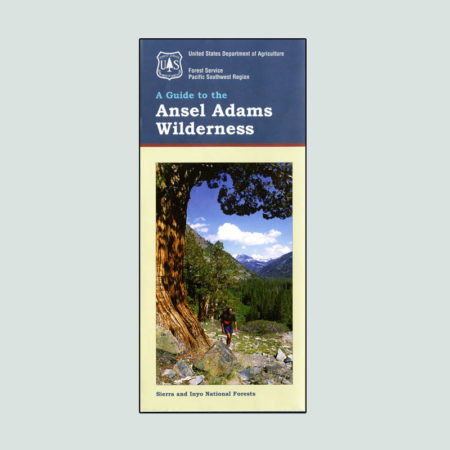 USFS Map of Ansel Adams Wilderness