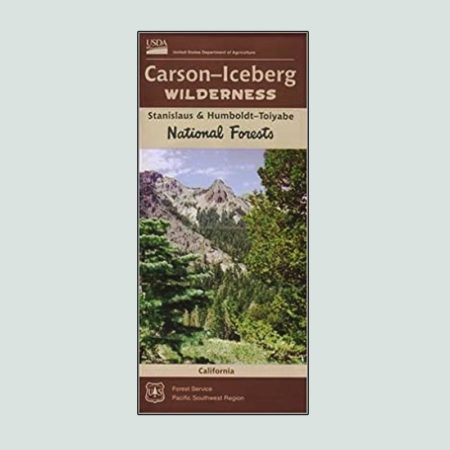 Carson Iceberg Wilderness printed map